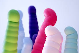 different colors of dildo